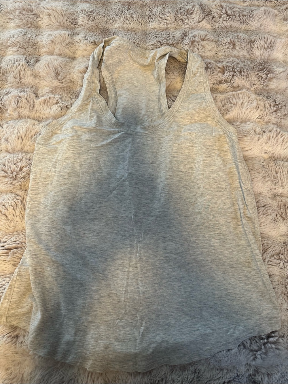 lululemon athletica Light Gray Racerback Tank